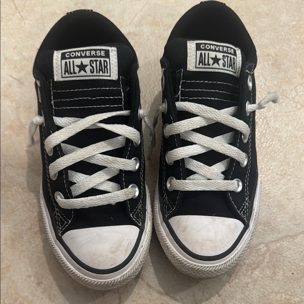 Converse Kids Black and White Sneakers